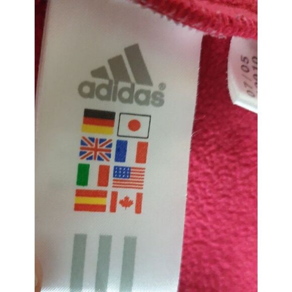 Adidas Women's VTG Jacket 3-Stripes Full Zip ClimaWarm Fleece Jacket Medium - Picture 9 of 9